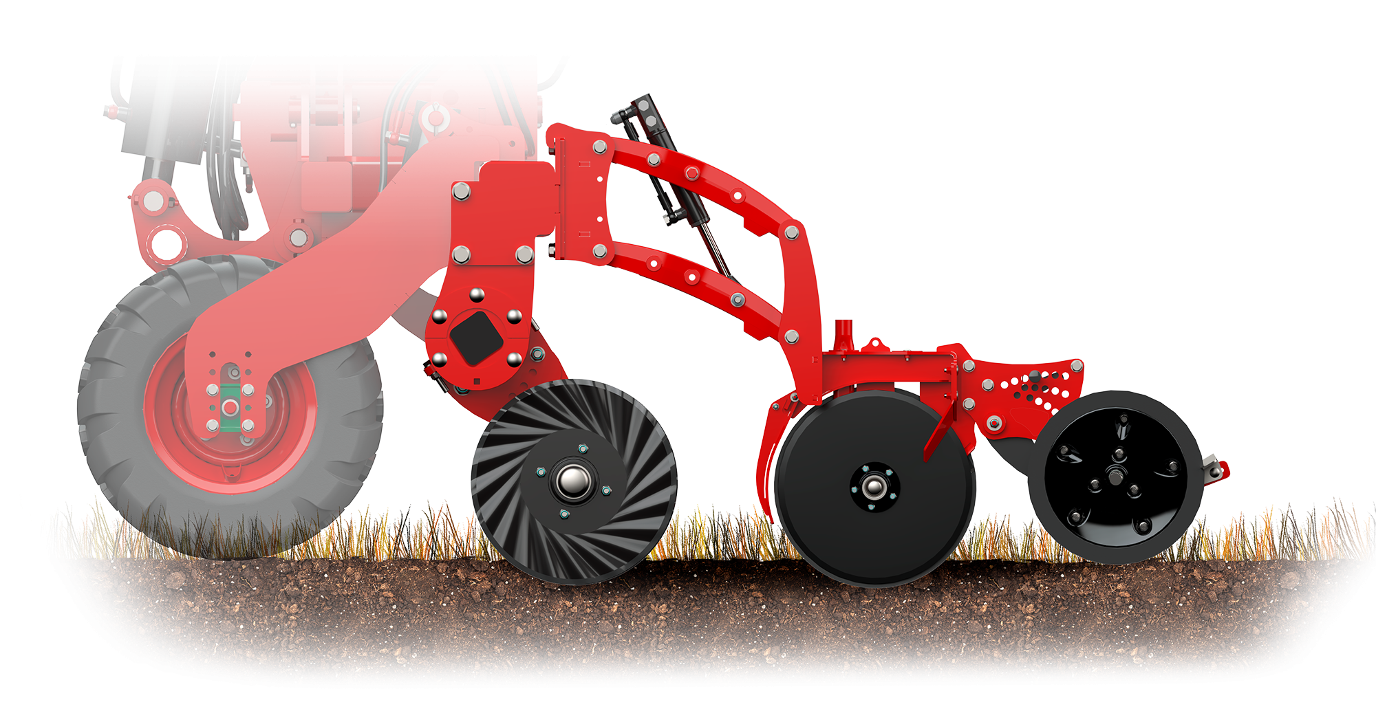 Brazo NT triple disco con hotspots